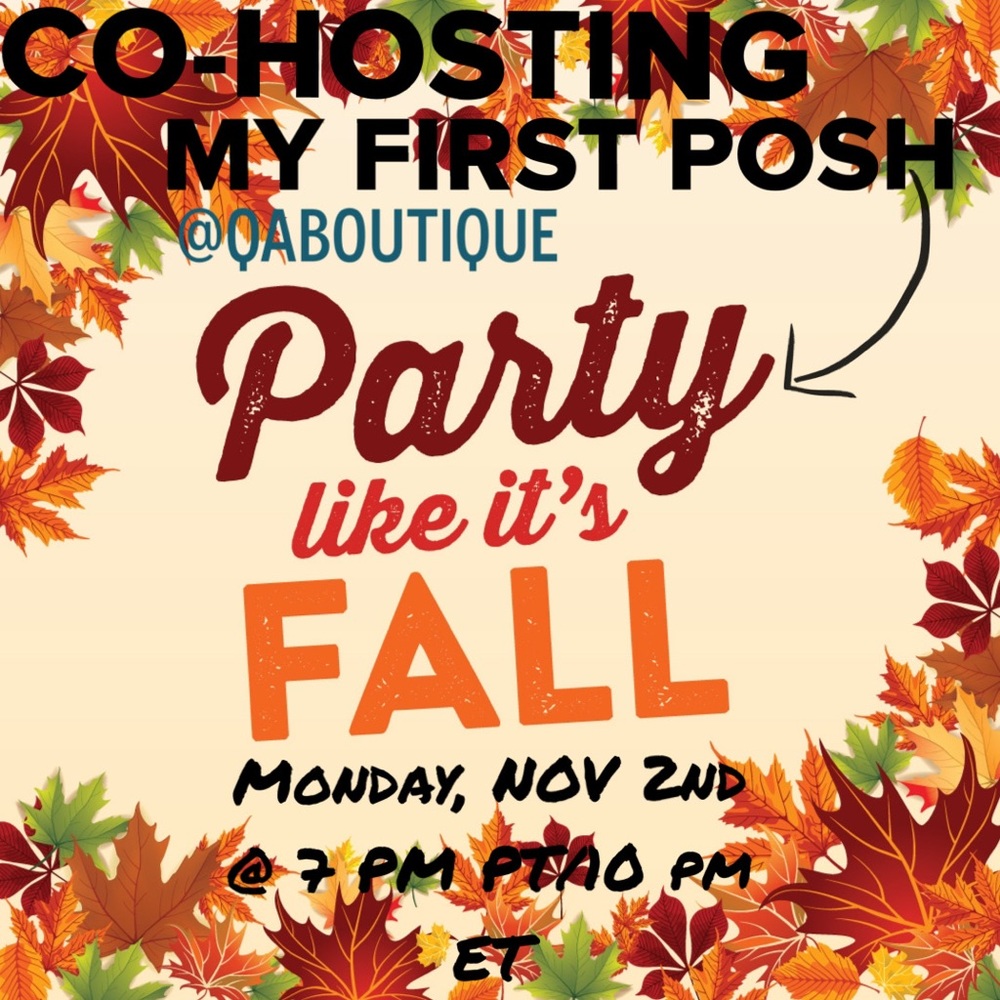 CO-HOSTING Autumn Season style PARTY TOMORROW 🍂🍁